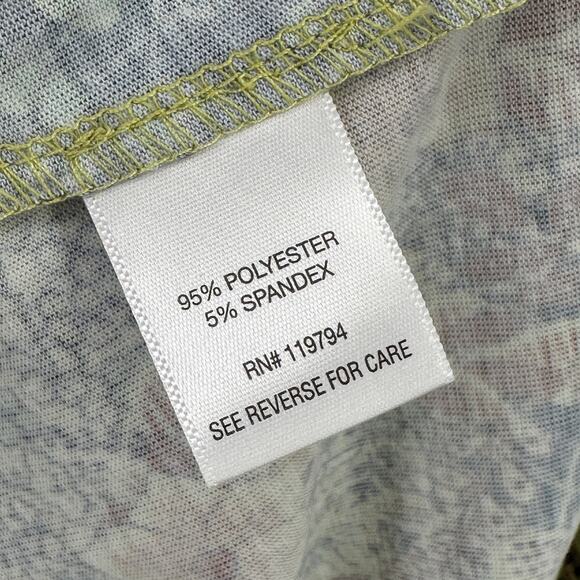 Farmers Market Deco Tie Waist Jacobean Floral Embellished Shirt Plus Size 3X - Picture 9 of 9